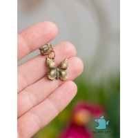 Кафф ажурный "Порхающая бабочка". Без прокола. Ручная работа